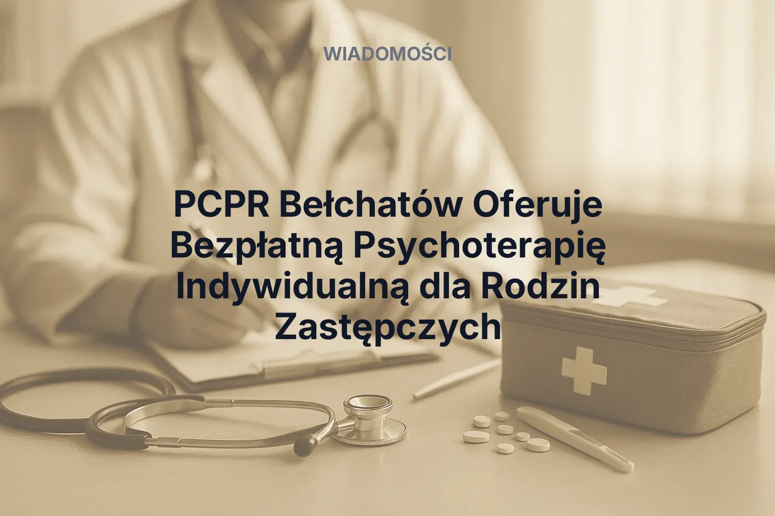 Artykuł: PCPR Bełchatów Oferuje Bezpłatną Psychoterapię Indywidualną dla Rodzin Zastępczych