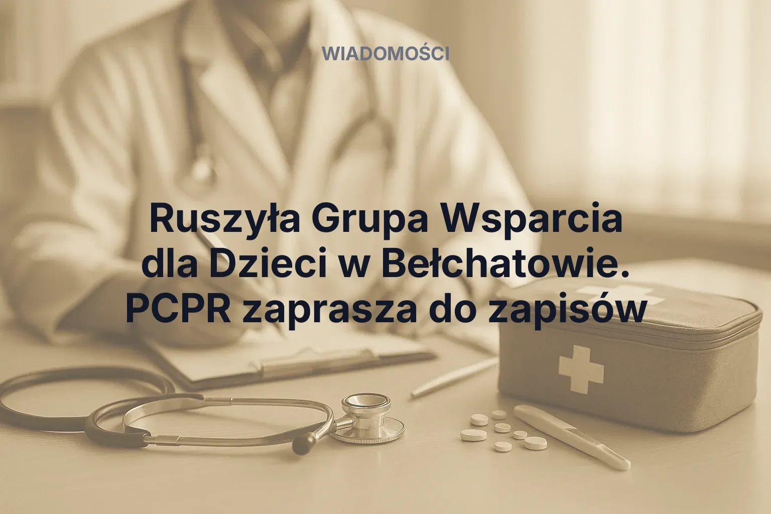 Artykuł: Ruszyła Grupa Wsparcia dla Dzieci w Bełchatowie. PCPR zaprasza do zapisów