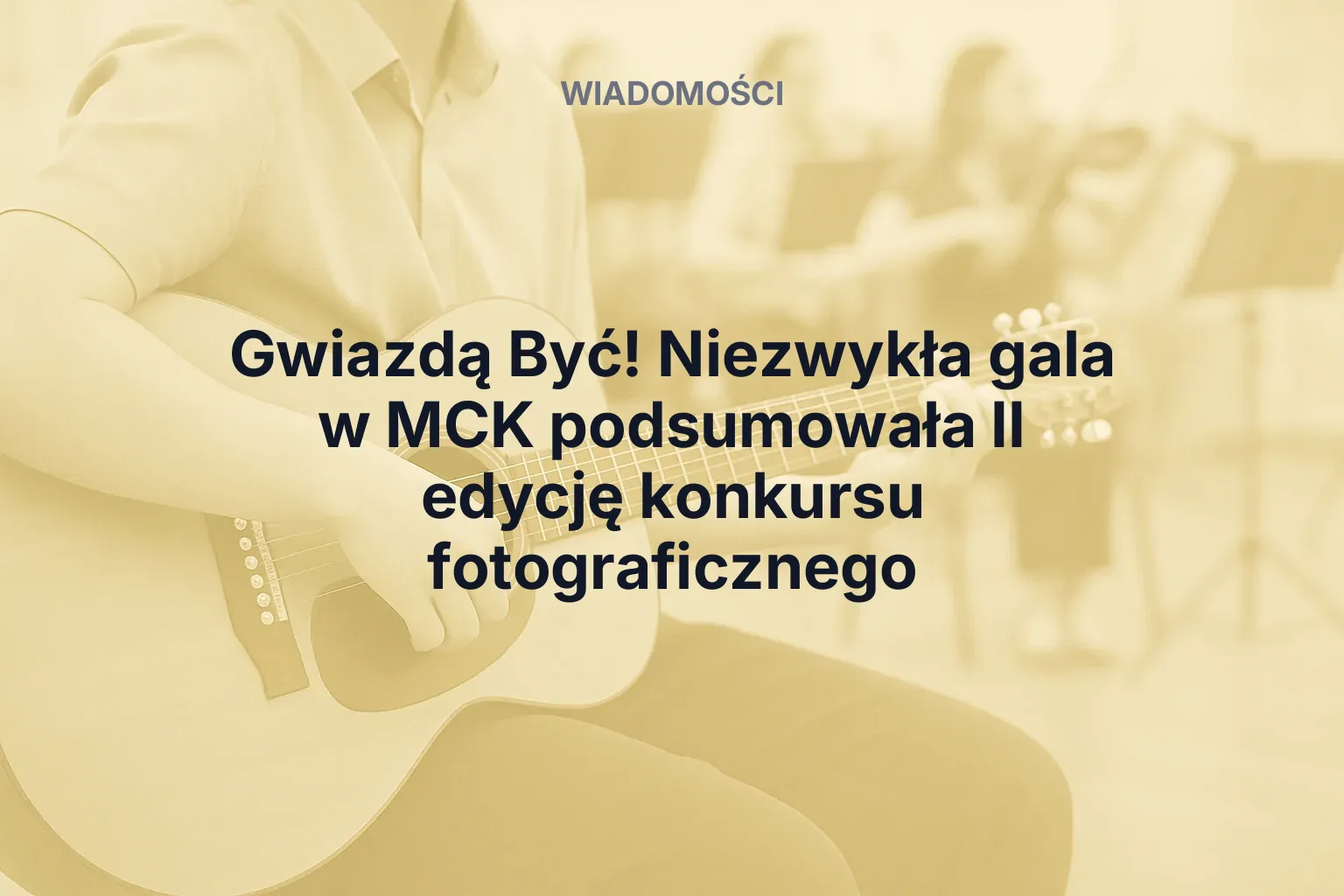 Gwiazdą Być! Niezwykła gala w MCK podsumowała II edycję konkursu fotograficznego