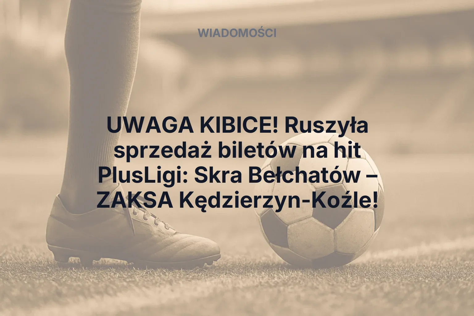 UWAGA KIBICE! Ruszyła sprzedaż biletów na hit PlusLigi: Skra Bełchatów – ZAKSA Kędzierzyn-Koźle!