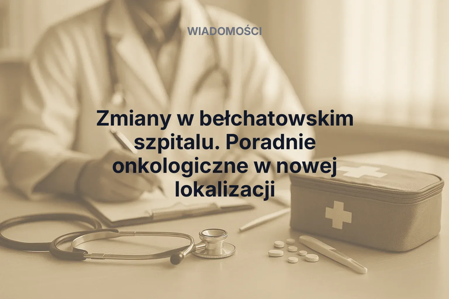 Artykuł: Zmiany w bełchatowskim szpitalu. Poradnie onkologiczne w nowej lokalizacji